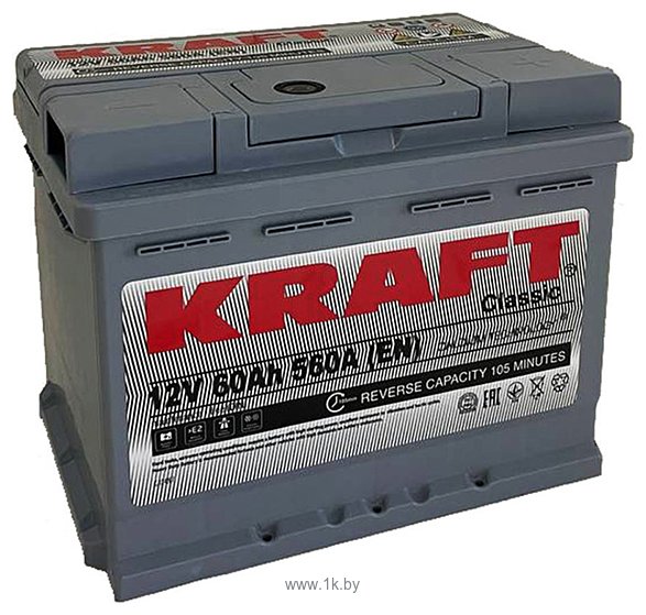 Фотографии KRAFT Classic 60 R+ низк. (60Ah)