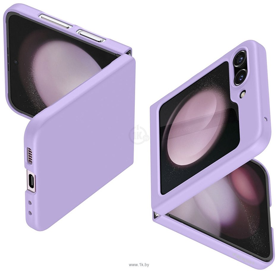 Фотографии Spigen Air Skin для Galaxy Z Flip 5 ACS06232 (фиолетовый)