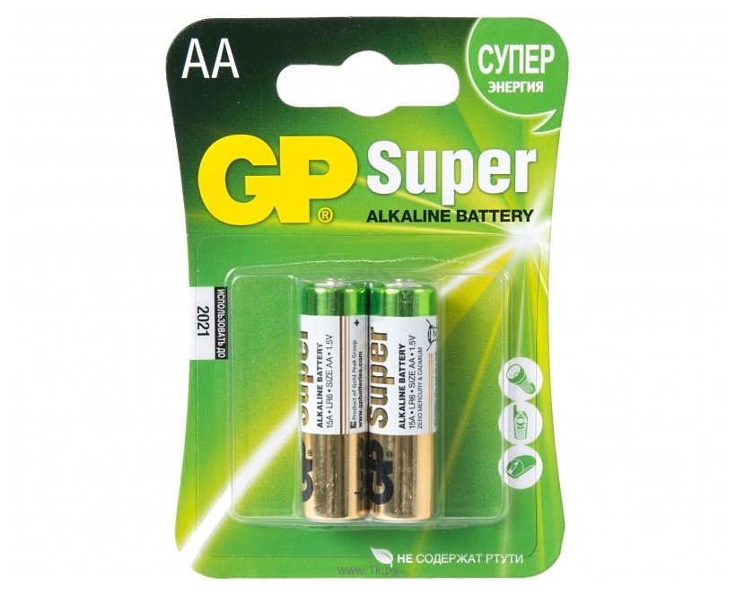 Фотографии GP Super Alkaline AA 2 шт.