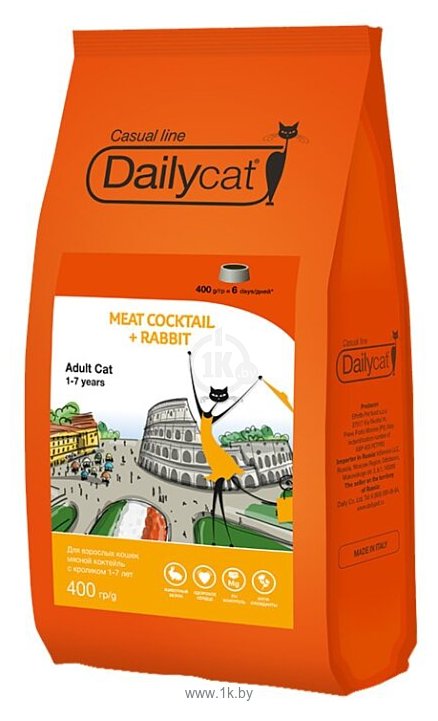Фотографии DailyCat (0.4 кг) Casual Line Adult Meat Cocktail + Rabbit
