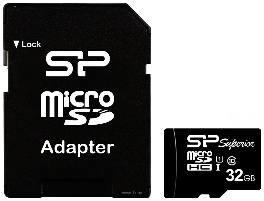 Фотографии Silicon Power Superior microSDXC SP032GBSTHDU1V10SP 32GB (с адаптером)