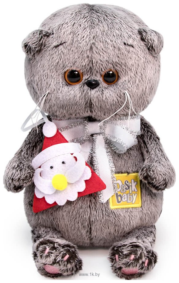 Фотографии BUDI BASA Collection Басик Baby с игрушкой Дед Мороз BB-068 (20 см)