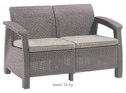 Фотографии Keter Corfu Love Seat 227644 (капучино)