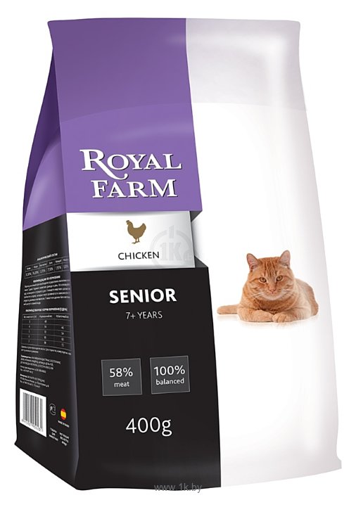 Фотографии Royal Farm (0.4 кг) Сухой корм для кошек Senior Chicken