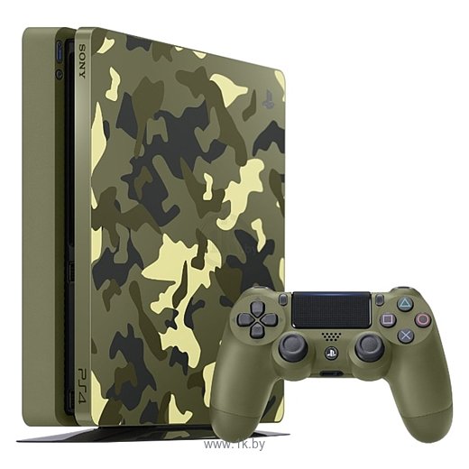 Фотографии Sony PlayStation 4 Slim 1 ТБ Call of Duty: WWII