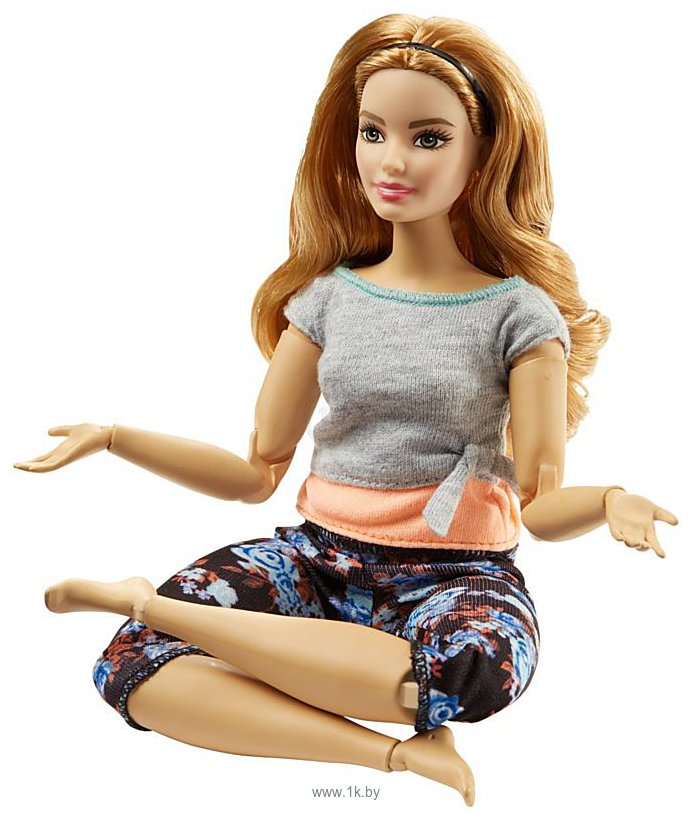 Фотографии Barbie Made To Move Doll - Curvy with Auburn Hair FTG84