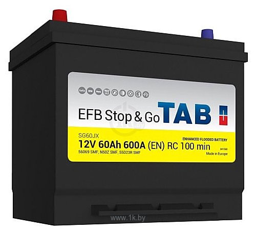 Фотографии TAB Magic Stop&Go Asia EFB 60 JR (60Ah) 212860