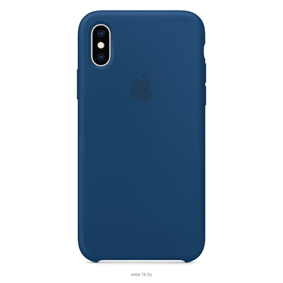 Фотографии Apple Silicone Case для iPhone XS Blue Horizon
