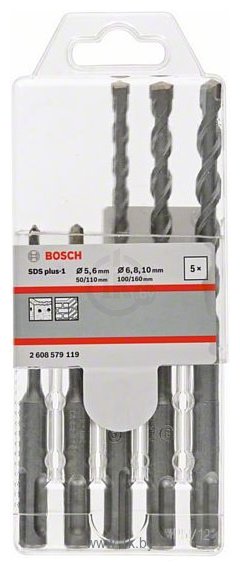 Фотографии Bosch 2608579119 5 предметов