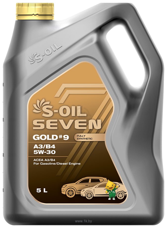 Фотографии S-OIL SEVEN GOLD #9 A3/B4 5W-30 5л