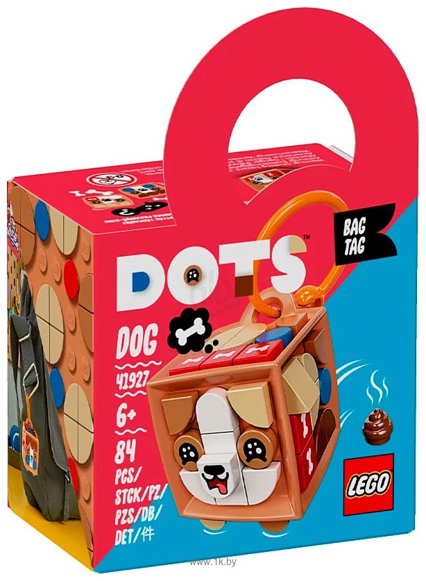 Фотографии LEGO DOTS 41927 Брелок Щенок