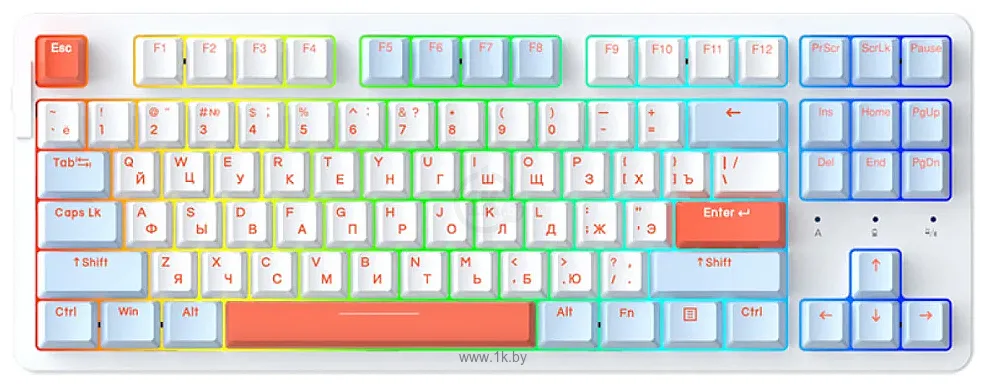 Фотографии Dareu A87X Dareu Blue Sky V3, white/blue Фотографии Dareu A87X Dareu Blue Sky V3, white/blue
