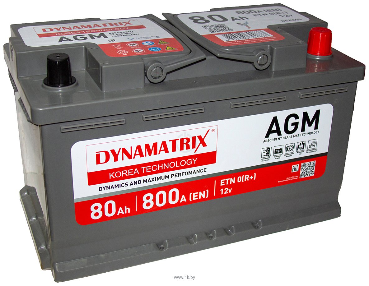 Фотографии Dynamatrix AGM DEK800 800A (80Ah)