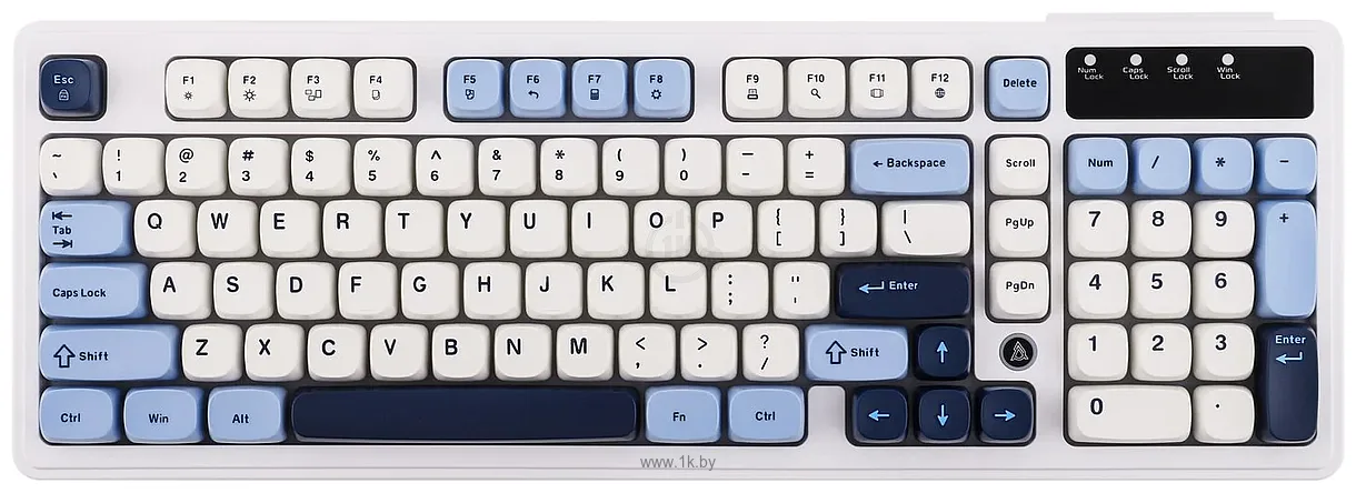 Фотографии Ajazz AF98 Wired white/blue