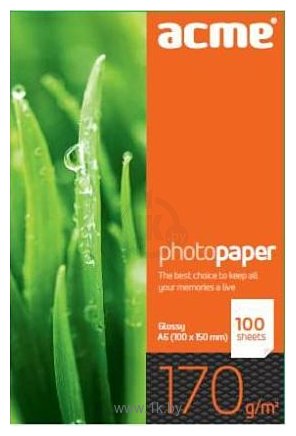 Фотографии ACME Photo Paper (Value pack) A6 (10x15cm) 170 g/m2 100л