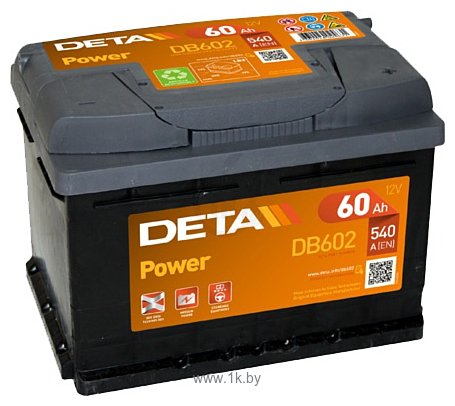 Фотографии DETA Power DB602 (60Ah)