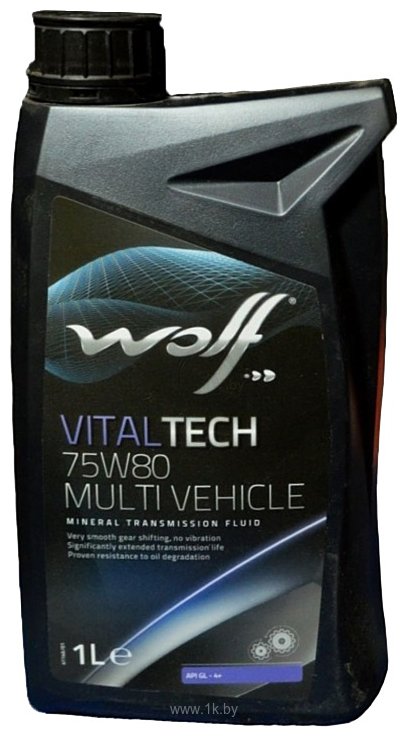 Фотографии Wolf VitalTech 75W-80 Multi Vehicle 1л