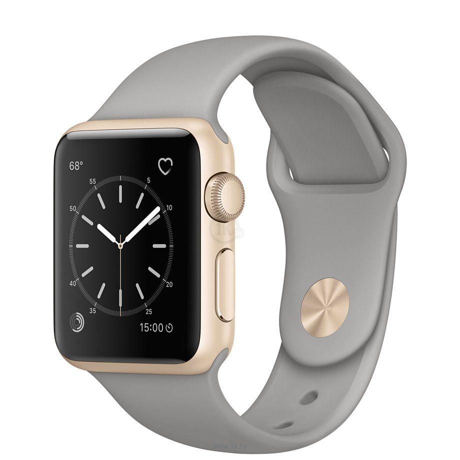Фотографии Apple Watch Series 1 38mm Gold with Concrete Sport Band (MNNJ2)