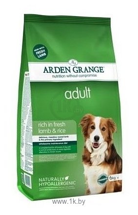 Фотографии Arden Grange (6 кг) Adult ягненок и рис сухой корм для взрослых собак