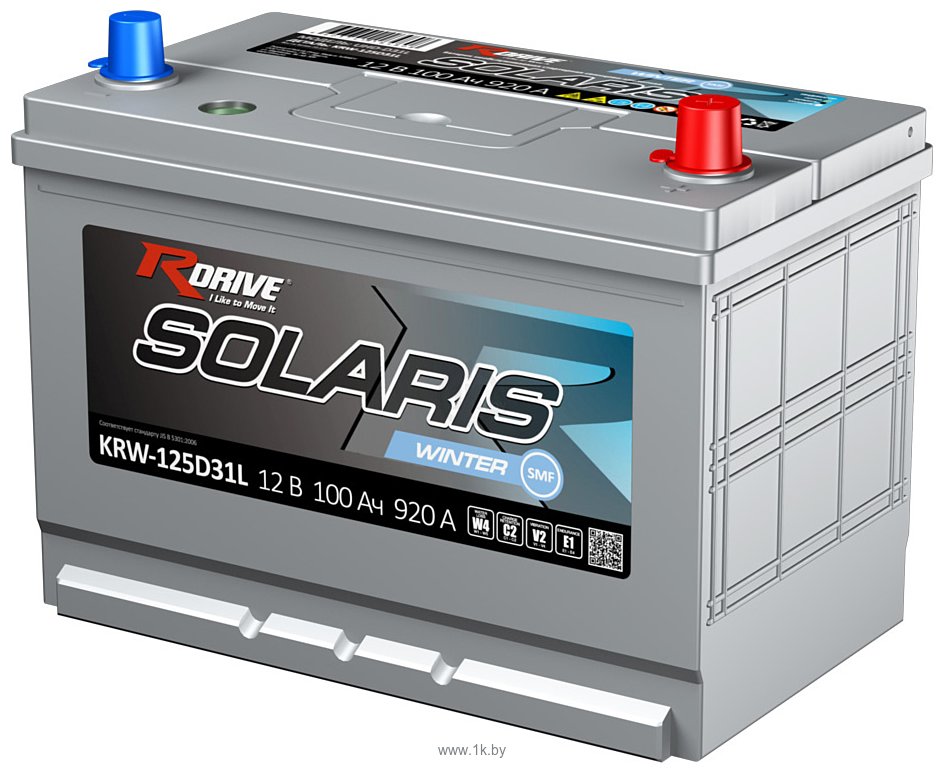 Фотографии RDrive Solaris Winter SMF KRW-125D31L (100Ah)