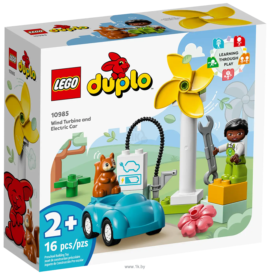 Фотографии LEGO Duplo 10985 Ветряная турбина и электромобиль