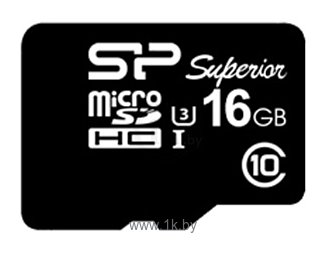Фотографии Silicon Power Superior microSDHC 16GB UHS Class 3 Class 10 + SD adapter