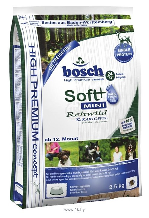 Фотографии Bosch (2.5 кг) Soft Mini Roe deer + Potatoes