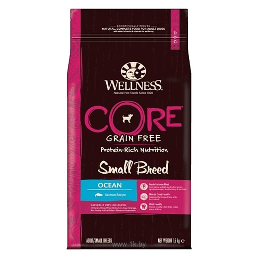 Фотографии Wellness (1.5 кг) Dog CORE Small Breed Ocean