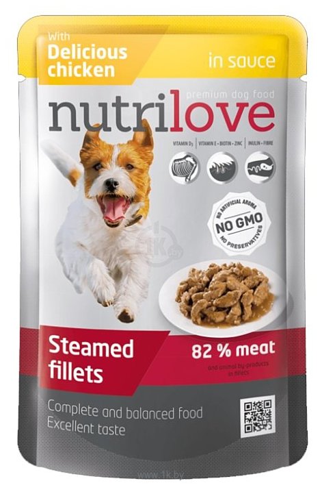 Фотографии nutrilove Dogs - Steamed fillets with delicious chicken