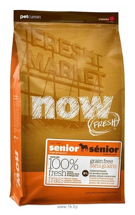 Фотографии NOW FRESH (5.45 кг) Grain Free Senior Dog Food Recipe