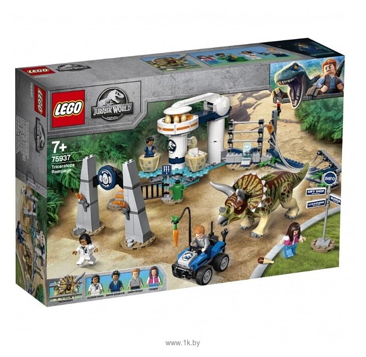 Фотографии LEGO Jurassic World 75937 Нападение трицератопса