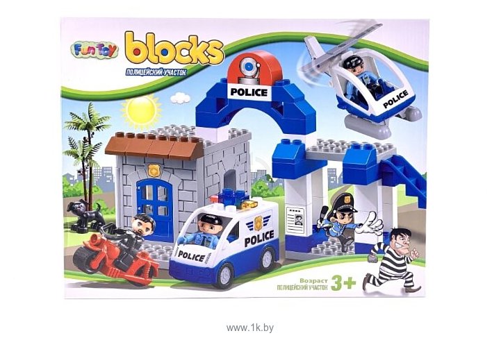 Фотографии Fun toy Blocks 44438 Полицейский участок