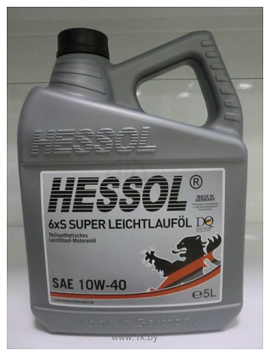 Фотографии Hessol 6xS Super Leichtlaufol SAE 10W-40 5л
