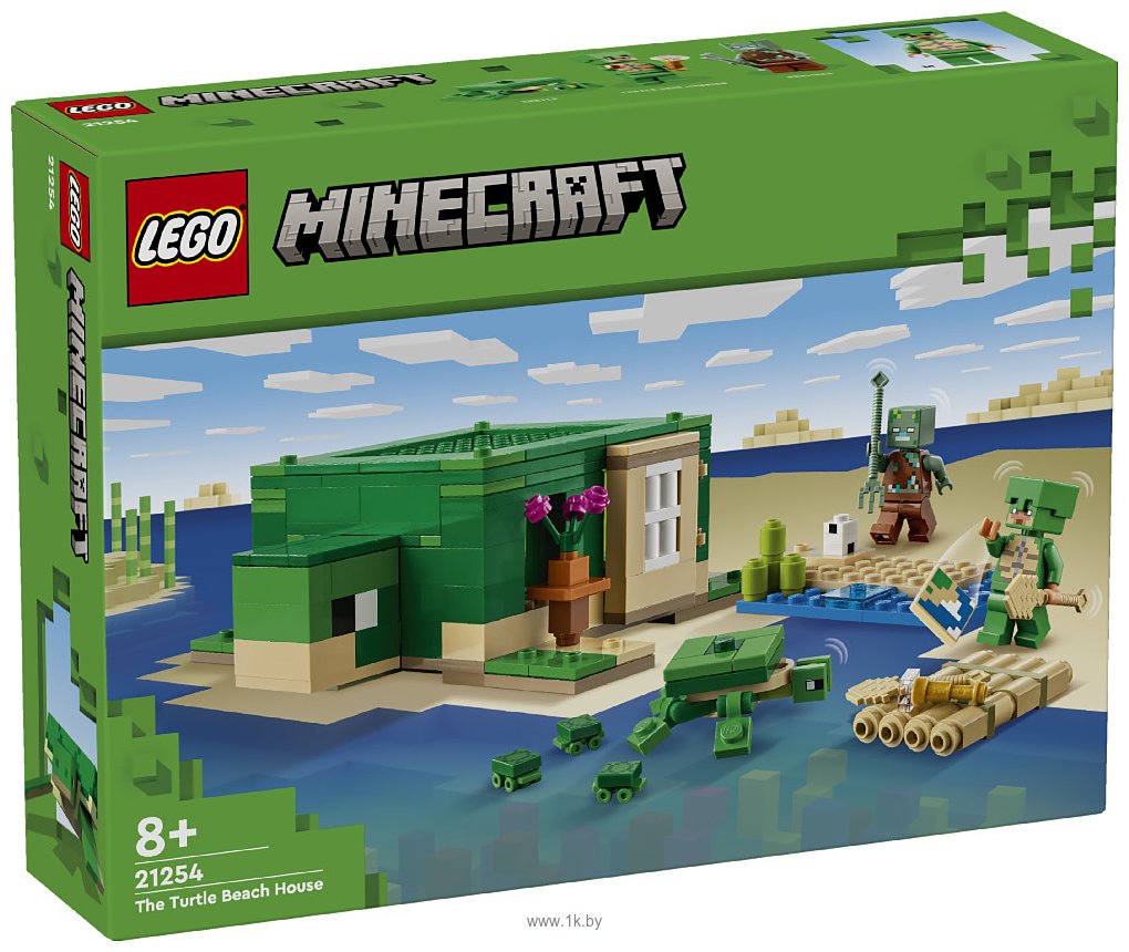 Фотографии LEGO Minecraft 21254 Домик на Черепашьем пляже