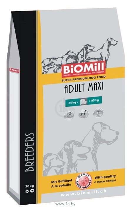 Фотографии Biomill (20 кг) Breeders Maxi Adult