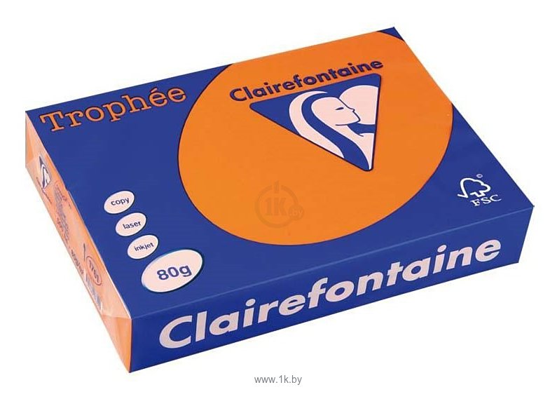 Фотографии Clairefontaine Trophee интенсив A4 80 г/кв.м 100 л (оранжевый)