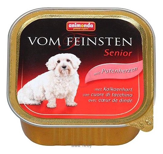 Фотографии Animonda Vom Feinsten Senior для пожилых собак с сердцем индейки (0.15 кг) 1 шт.