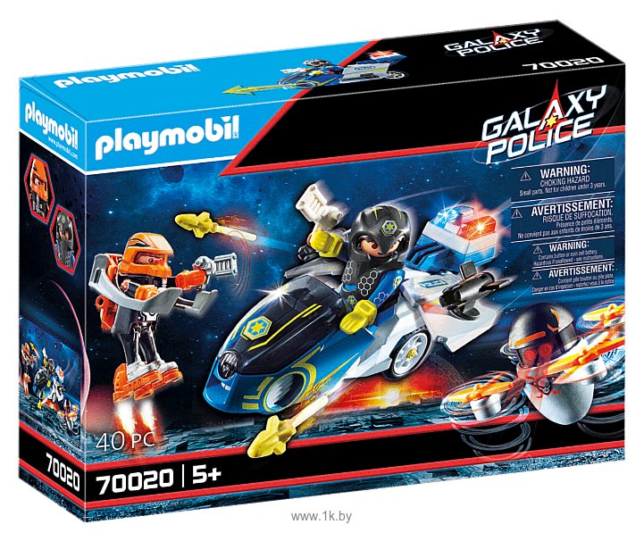 Фотографии Playmobil Galaxy Police 70020 Полицейский байк