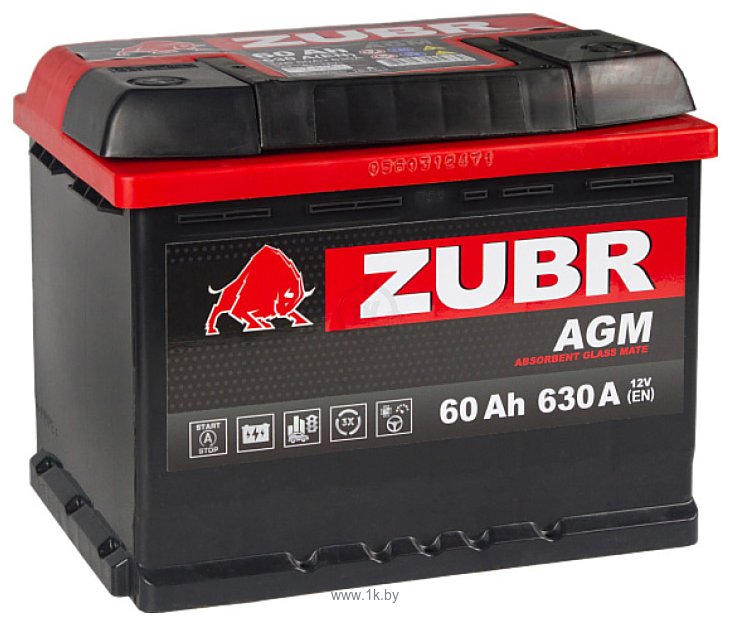 Фотографии Zubr AGM R+ (60Ah)