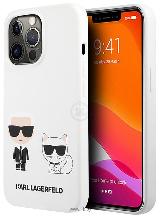 Фотографии CG Mobile Karl Lagerfeld для iPhone 13 Pro KLHCP13LSSKCW