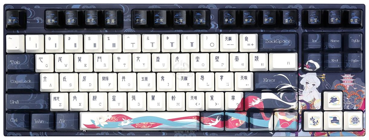 Фотографии Varmilo VPM87 Chang'e Varmilo EC Daisy V2 (без кириллицы), с японской раскладкой