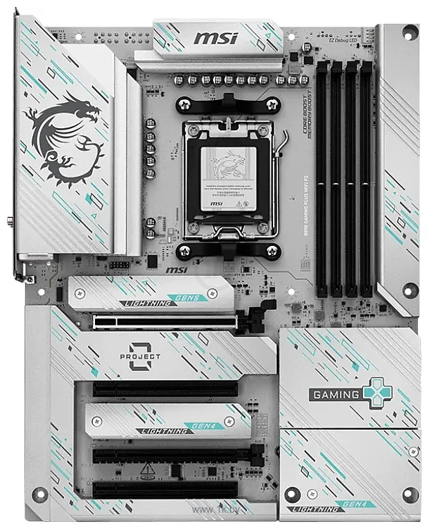 Фотографии MSI B850 Gaming Plus WiFi PZ Фотографии MSI B850 Gaming Plus WiFi PZ