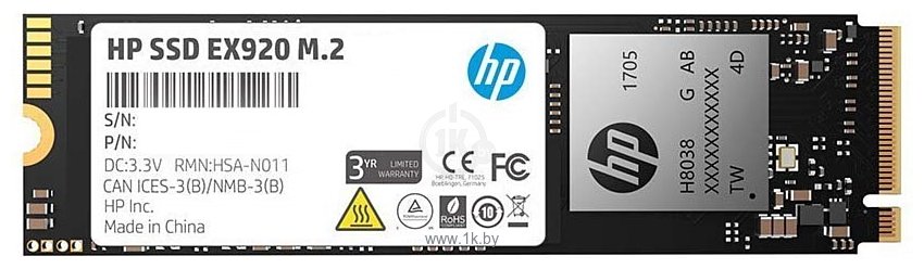 Фотографии HP EX920 1TB 2YY47AA