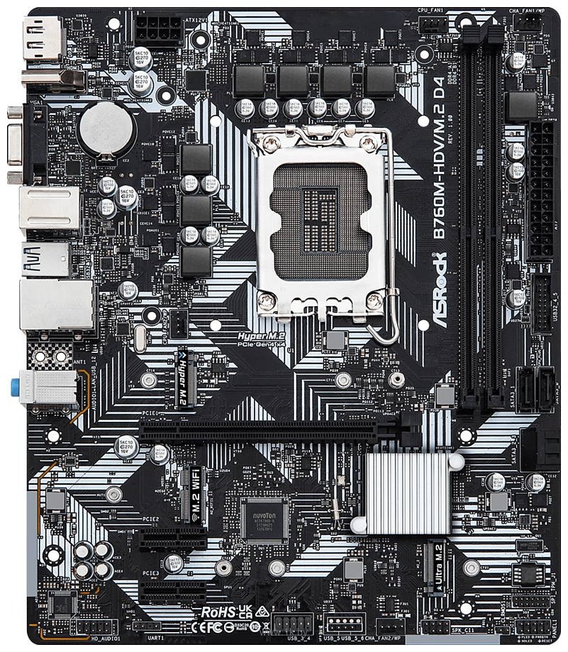 Фотографии ASRock B760M-HDV/M.2 D4