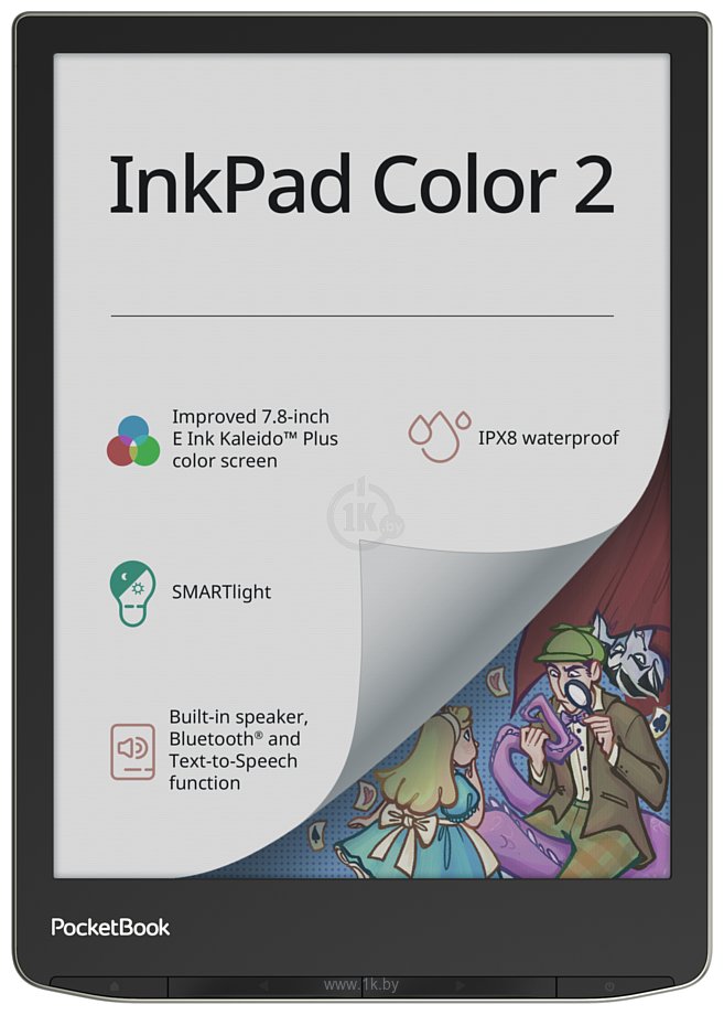 Фотографии PocketBook 743C InkPad Color 2 (черный/серебристый)