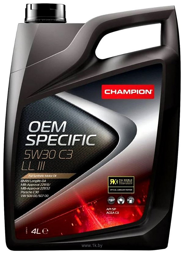 Фотографии Champion OEM Specific 5W-30 C3 LL III 4л