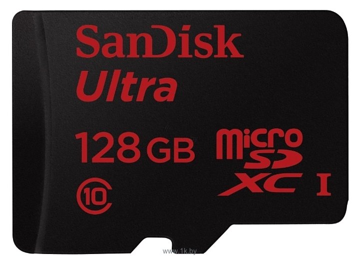 Фотографии Sandisk Ultra microSDXC Class 10 UHS-I 48MB/s 128GB + SD adapter