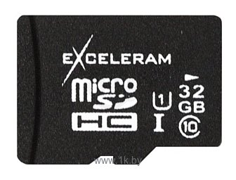 Фотографии Exceleram microSDHC class 10 UHS-I U1 32GB