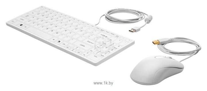 Фотографии HP 1VD81AA Keyboard and Mouse Healthcare Edition White USB