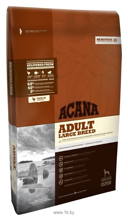 Фотографии Acana (11.4 кг) Heritage Adult Large Breed